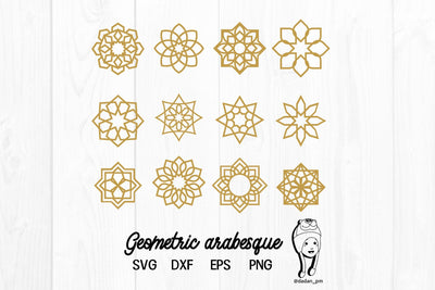 Geometric arabesque svg, dxf, eps, png SVG dadan_pm 