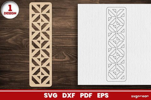 Geometric Bookmarks SVG Bundle SVG SvgOcean 