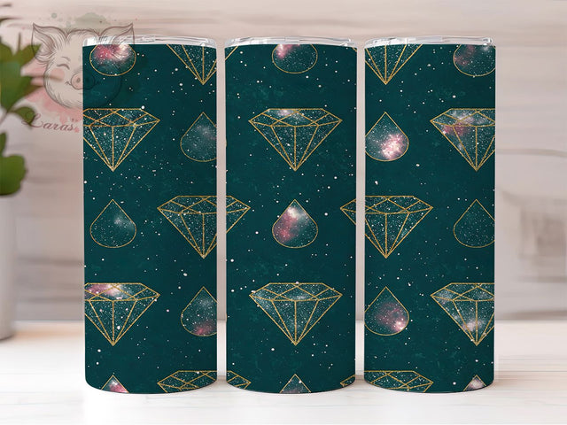 Geometric Diamond Tumbler Wrap, Diamond Pattern Mug, Modern Abstract Cup, Polygon Art Design, Minimalist Aesthetic Gift, Chic Geometry Wrap, Sublimation Tumbler Wrap Sublimation Lara' s Designs 