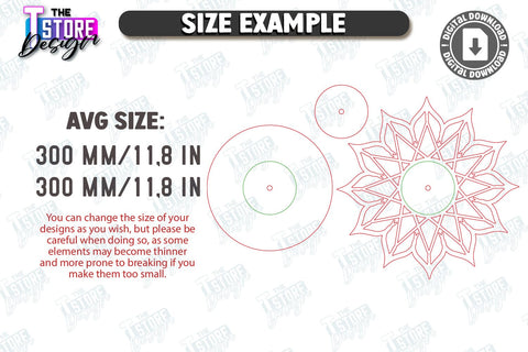 Geometric Wall Clock Laser Cut Bundle | Decorative Clock | Modern Interior | Home Décor | CNC Files SVG The T Store Design 