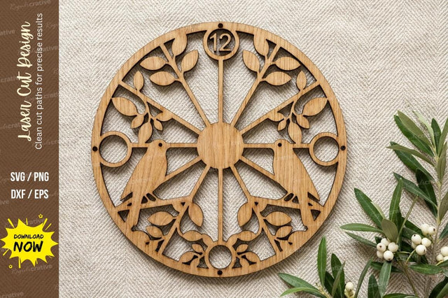 Geometric Wheel Mandala Laser Cut, mandala svg, geometric svg SVG Regulrcrative 