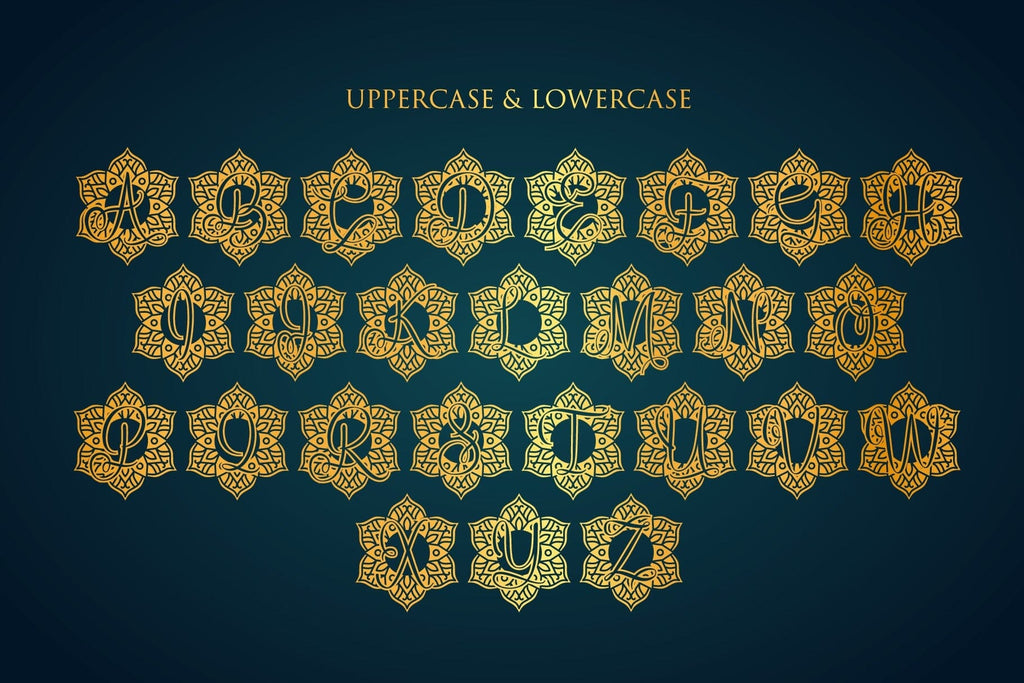 Geometry Mandala Monogram - So Fontsy