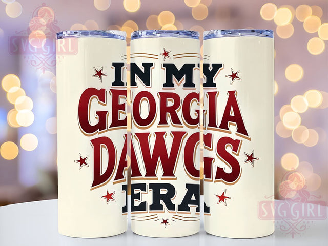 Georgia Dawgs, Dawgs Tumbler, PNG Sublimation, 20oz Tumbler, College Football, University of Georgia, Fan Gear, Sports Gift Sublimation SvggirlplusArt 