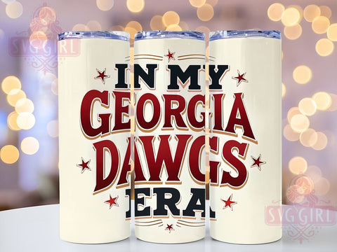 Georgia Dawgs, Dawgs Tumbler, PNG Sublimation, 20oz Tumbler, College Football, University of Georgia, Fan Gear, Sports Gift Sublimation SvggirlplusArt 