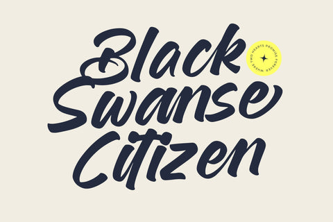 Geralty Retturn - Bold Handwritten Font Type Font Letterena Studios 