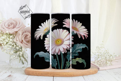 Gerbera Daisies 20oz Tumbler Wrap Sublimation sassyprint 