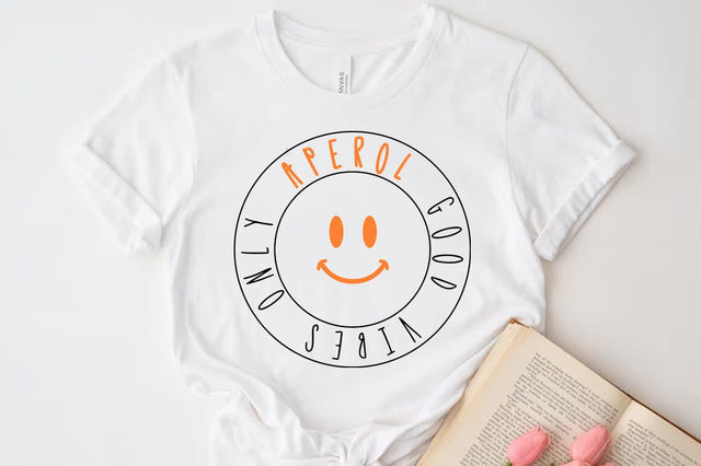 German Quote Plotter File Aperol SVG PNG, Aperol good vibes only SVG FiveStarCrafting 