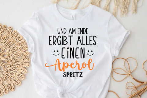 German Quotes Plotter File Aperol SVGs PNG, German Aperol T shirt Design SVG FiveStarCrafting 