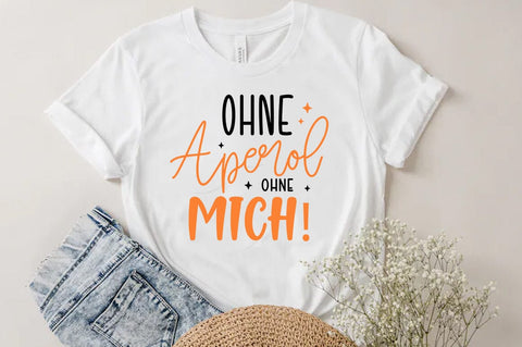 German Quotes Plotter File Aperol SVGs PNG, German Aperol T shirt Design SVG FiveStarCrafting 