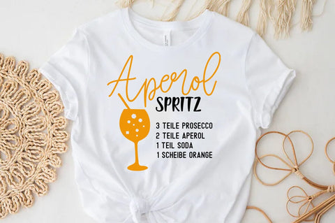 German Quotes Plotter File Aperol SVGs PNG, German Aperol T shirt Design SVG FiveStarCrafting 