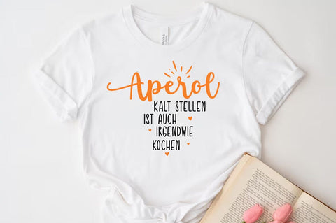 German Quotes Plotter File Aperol SVGs PNG, German Aperol T shirt Design SVG FiveStarCrafting 