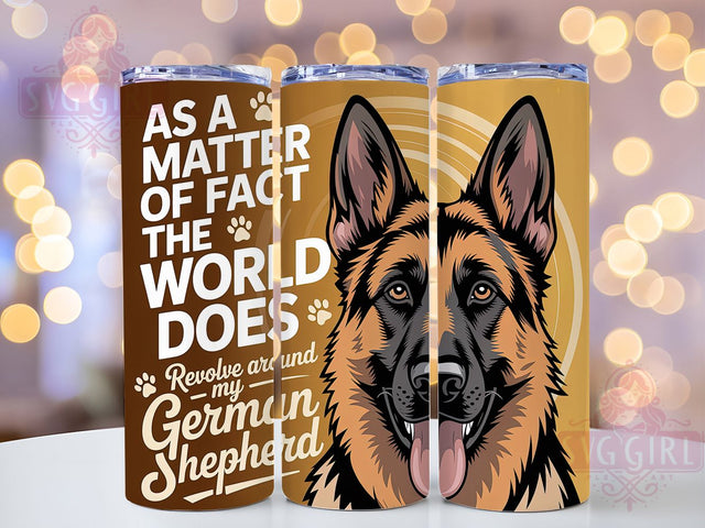 German Shepherd 20oz Tumbler Wrap, Dog Lover Design, Pet Pride Sublimation, Rustic Country Theme, Faithful Companion Wrap, 20oz Tumbler Design, PNG Tumbler Wrap Sublimation SvggirlplusArt 