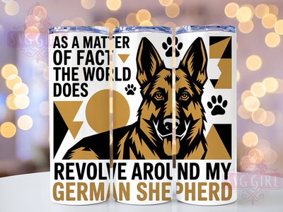 German Shepherd 20oz Tumbler Wrap, Dog Lover Design, Pet Pride Sublimation, Rustic Country Theme, Faithful Companion Wrap, 20oz Tumbler Design, PNG Tumbler Wrap Sublimation SvggirlplusArt 