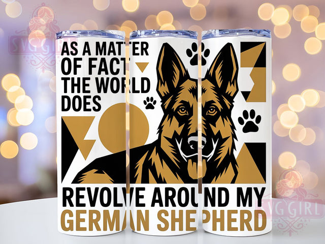 German Shepherd 20oz Tumbler Wrap, Dog Lover Design, Pet Pride Sublimation, Rustic Country Theme, Faithful Companion Wrap, 20oz Tumbler Design, PNG Tumbler Wrap Sublimation SvggirlplusArt 