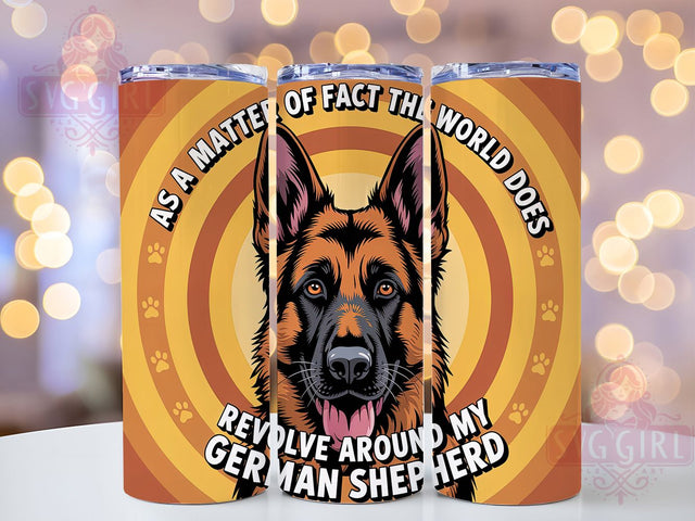 German Shepherd 20oz Tumbler Wrap, Dog Lover Design, Pet Pride Sublimation, Rustic Country Theme, Faithful Companion Wrap, 20oz Tumbler Design, PNG Tumbler Wrap Sublimation SvggirlplusArt 