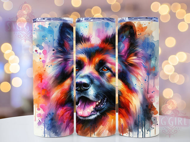 German Shepherd Dog Lover 20oz Tumbler, German Shepherd Tumbler, Dog Lover Gifts, Sublimation Design, 20oz Tumbler, Pet Owner Decor, Canine Gifts, Dog Breed Accessories Sublimation SvggirlplusArt 