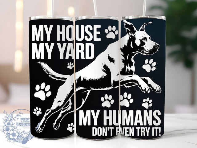German Shepherd Guard 20oz Tumbler, Dog Lover, Protective Dog, Tumbler Wrap, Sublimation Design, Guard Dog, 20oz Tumbler Sublimation ToriDesigns 