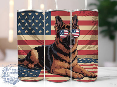 German Shepherd Mama 20oz Tumbler, German Shepherd Lover Gift, Pet Lover Wrap, 20oz Tumbler Wrap, Sublimation Design PNG, Cute German Shepherd Wrap, Dog Mom Sublimation Sublimation ToriDesigns 