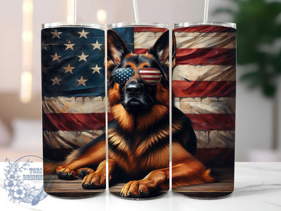 German Shepherd Mama 20oz Tumbler, German Shepherd Lover Gift, Pet Lover Wrap, 20oz Tumbler Wrap, Sublimation Design PNG, Cute German Shepherd Wrap, Dog Mom Sublimation Sublimation ToriDesigns 