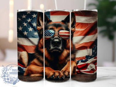 German Shepherd Mama 20oz Tumbler, German Shepherd Lover Gift, Pet Lover Wrap, 20oz Tumbler Wrap, Sublimation Design PNG, Cute German Shepherd Wrap, Dog Mom Sublimation Sublimation ToriDesigns 