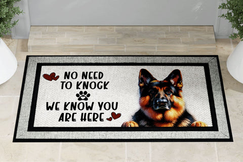 German Shepherd Welcome Doormat Sublimation Design Sublimation BijouBay 