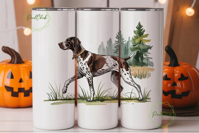 German Shorthaired Pointer 20oz Tumbler Sublimation PixelChick 
