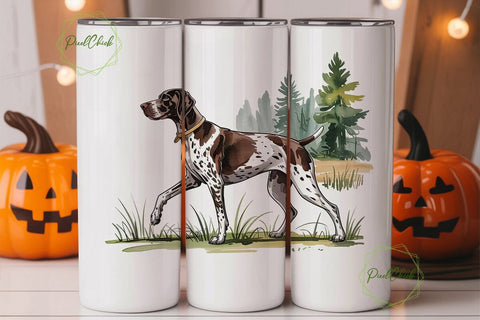 German Shorthaired Pointer 20oz Tumbler Sublimation PixelChick 