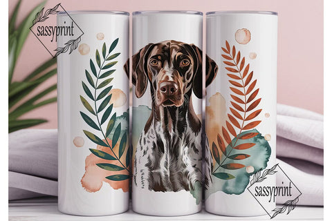 German Shorthaired Pointer 20oz Tumbler Sublimation sassyprint 
