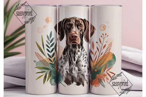 German Shorthaired Pointer 20oz Tumbler Sublimation sassyprint 