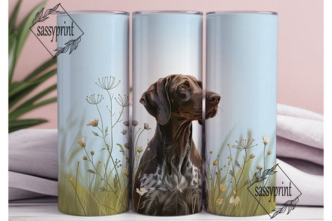 German Shorthaired Pointer 20oz Tumbler Sublimation sassyprint 
