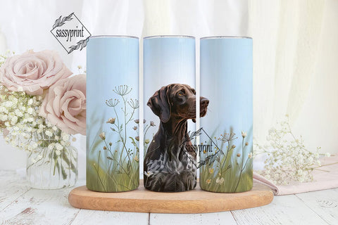 German Shorthaired Pointer 20oz Tumbler Sublimation sassyprint 