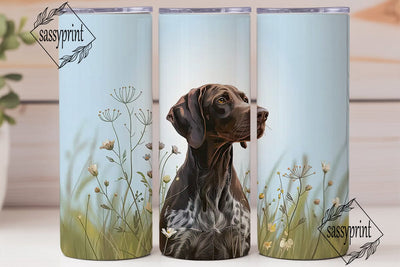 German Shorthaired Pointer 20oz Tumbler Sublimation sassyprint 