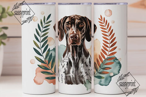 German Shorthaired Pointer 20oz Tumbler Sublimation sassyprint 