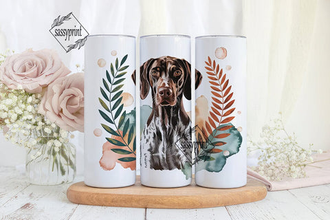 German Shorthaired Pointer 20oz Tumbler Sublimation sassyprint 