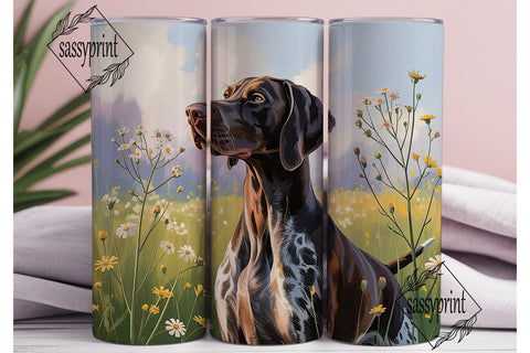 German Shorthaired Pointer 20oz Tumbler Sublimation sassyprint 
