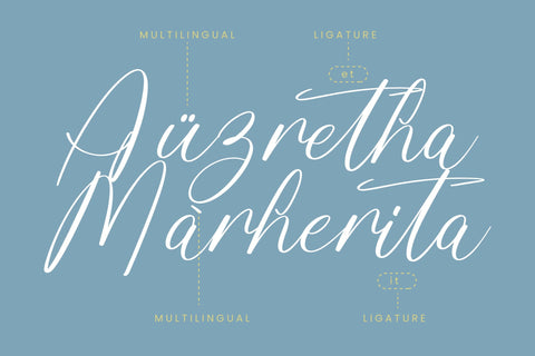 Gestae Ardentia - Modern Handwritten Font Letterena Studios 