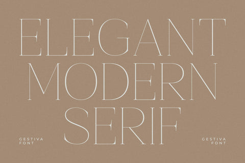 Gestiva - Elegant Modern Serif Font Storytype Studio 
