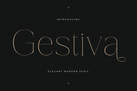 Gestiva - Elegant Modern Serif Font Storytype Studio 