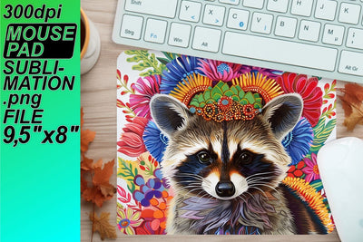 get creative! , Crisp and clear PNG for mouse pads, Raccon Sublimation HoodArtCraft 