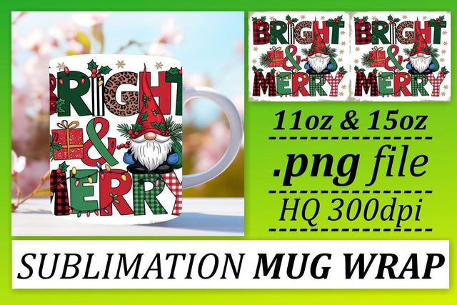get creative today! , Mug wraps for every occasion, Gnomes Sublimation afrosvg 