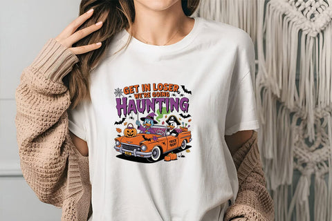 Get In Loser We're Going Haunting Trick Or Treat SVG Angelina750 