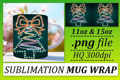 get inspired! , Sublimation wraps for every occasion, Neon Xmas Sublimation afrosvg 