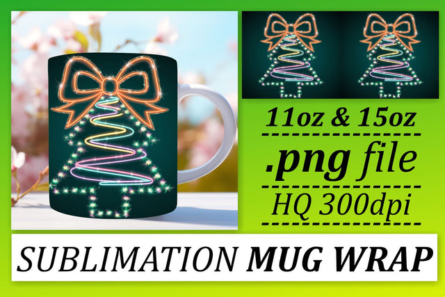 get inspired! , Sublimation wraps for every occasion, Neon Xmas Sublimation afrosvg 