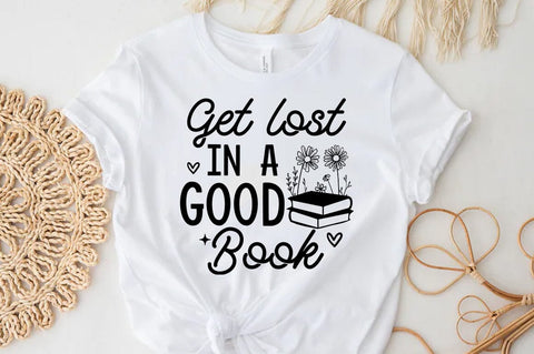 Get lost in a good book, Reading SVG SVG FiveStarCrafting 