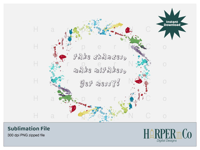 Get Messy SVG PNG Cut EPS File SVG HarperNCo 