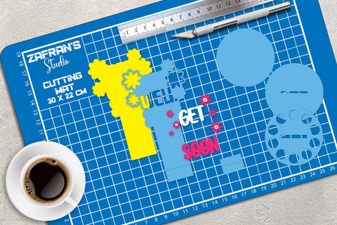 Get Well Soon Money Cake 3D Paper zafrans studio 