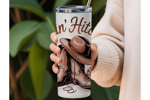Gettin' Hitched 20oz Tumbler Wrap Sublimation DesignSVG 