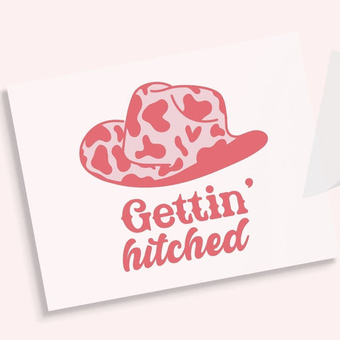 Gettin Hitched DTF Transfer Physical So Fontsy T-Shirt Iron-On Transfer Shop