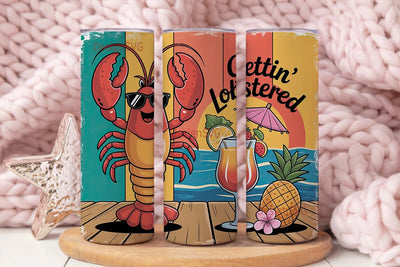 Gettin' Lobstered 20oz Tumbler Design Sublimation DesignSVG 