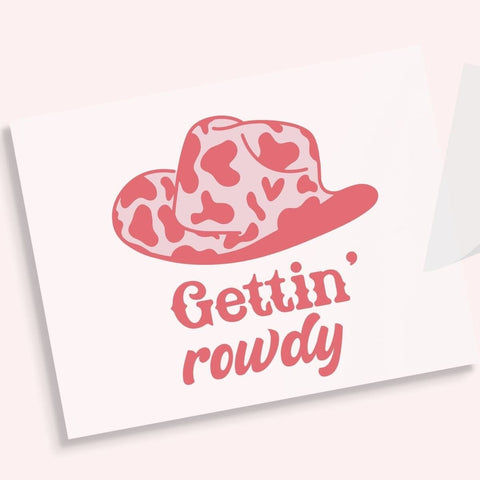 Gettin Rowdy DTF Transfer Physical So Fontsy T-Shirt Iron-On Transfer Shop